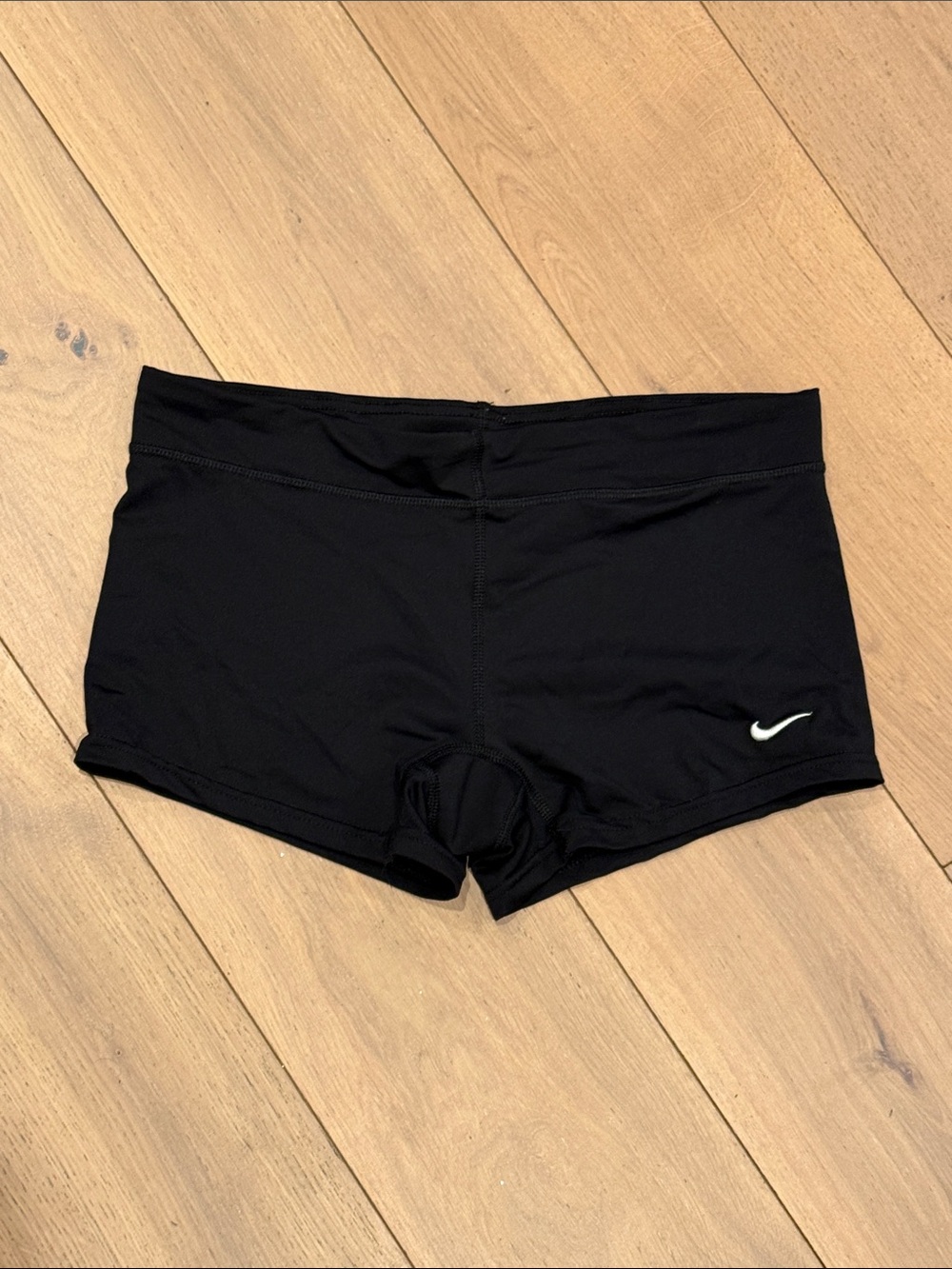 Nike Women’s Black Volleyball Shorts with Swoosh